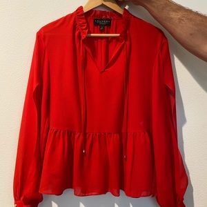 Laundry by Shelli Segal Red Blouse